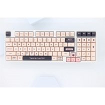 Pink Plastic 104+38 MDA profile Keycap Set PBT DYE Sublimation for Mechanical Gaming Keyboard